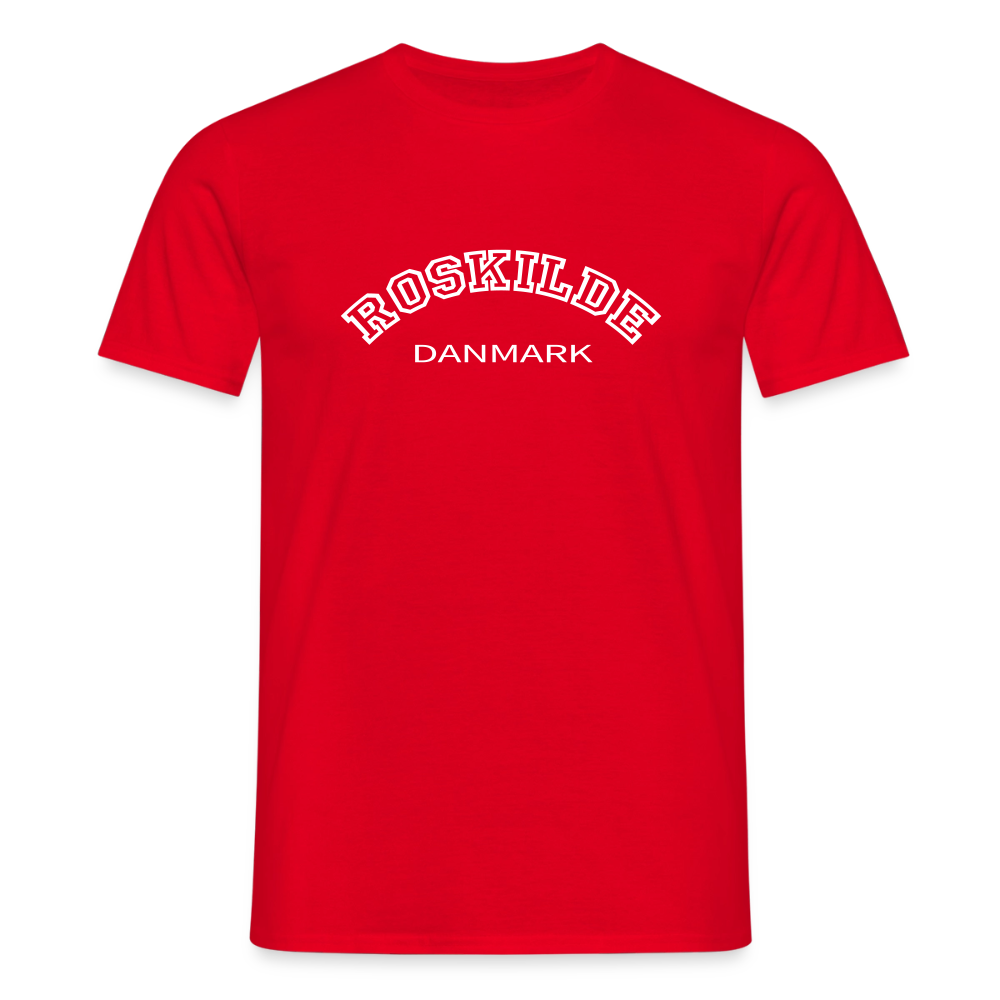 Herre-T-shirt - rød