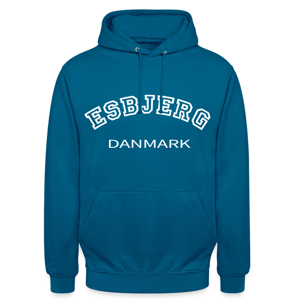 CityShirt - Hoodie - Esbjerg - dybt havblå
