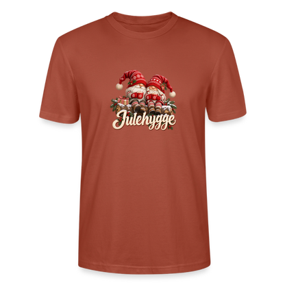 CityShirts - T-shirt - Julehygge – nisser og varm kakao - CS062 - terrakotta