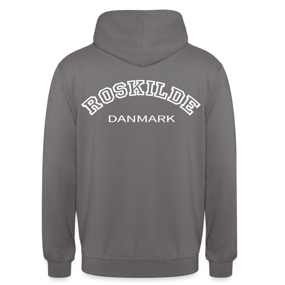 Hættetrøje unisex - Roskilde - mellemgrå