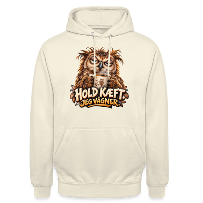 CityShirts - Hoodie - Hold kæft. Jeg vågner. – morgenugle - CS027 - vaniljemilkshake