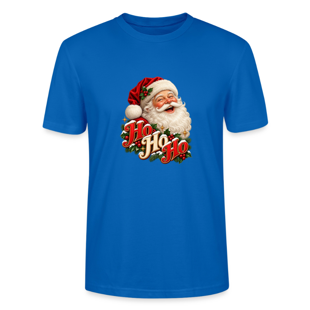 CityShirts - T-shirt - Ho Ho Ho – julemandens grin - CS063 - påfugleblå