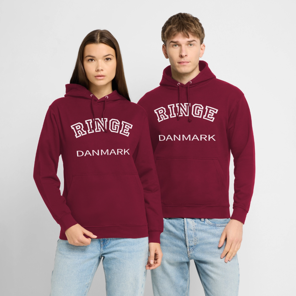 CityShirt - Hoodie - Ringe - bordeaux