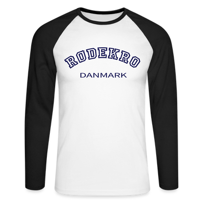 CityShirt - Baseball T-Shirt - Rødekro - hvid/sort