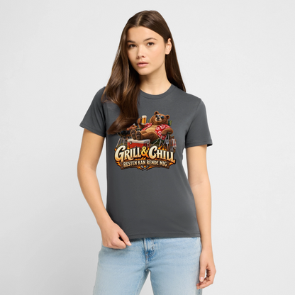 CityShirts - T-shirt - Grill & Chill – Resten kan rende mig - CS049 - charcoal