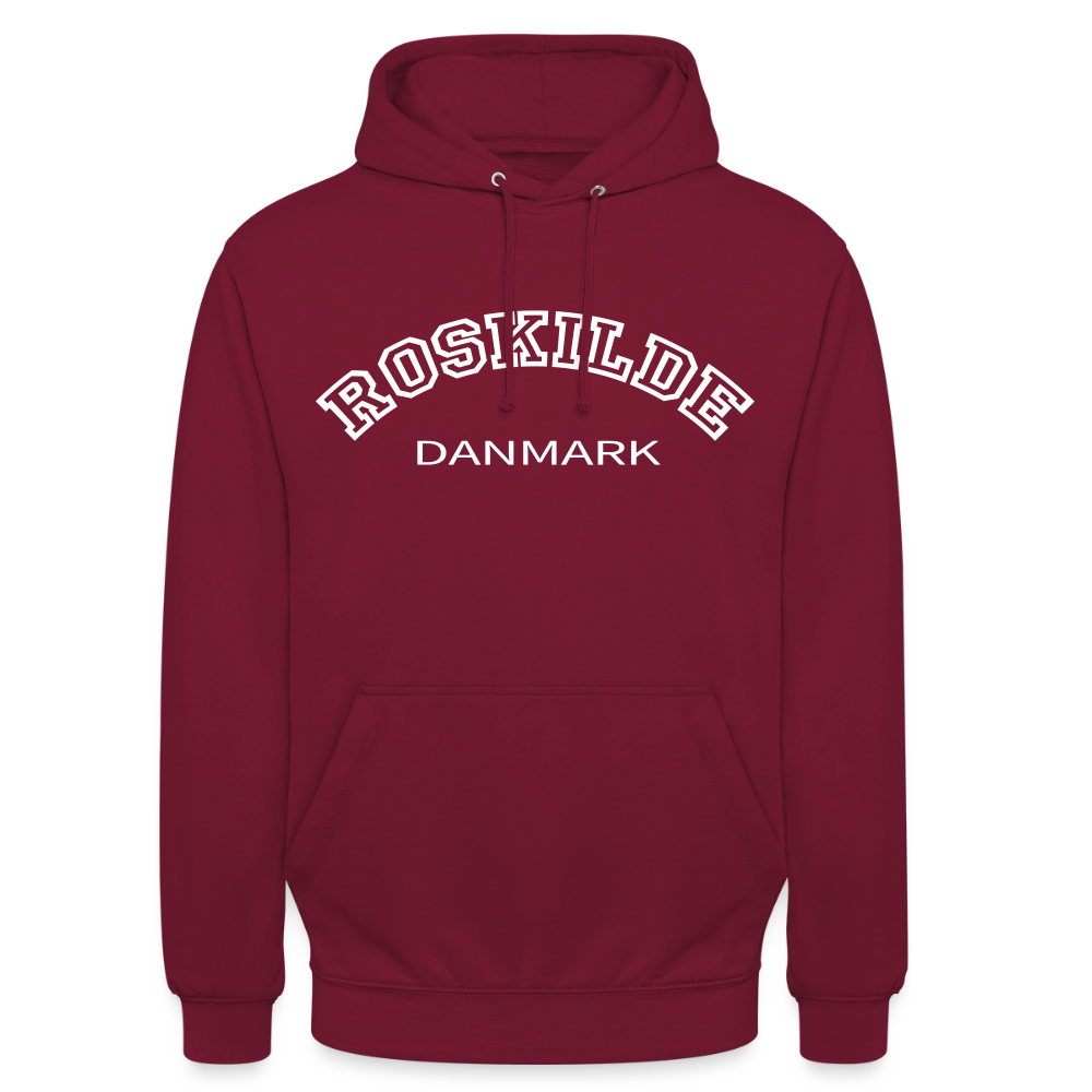 Hættetrøje unisex - Roskilde - bordeaux