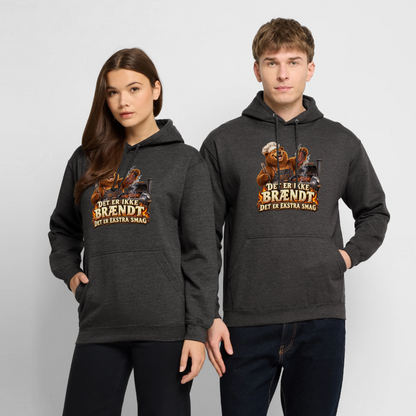 CityShirts - Hoodie - Det er ikke brændt – Det er ekstra smag - CS046 - charcoal