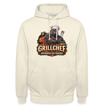 CityShirts - Hoodie - Grillchef – Uopfordrede råd frabedes - CS047 - vaniljemilkshake