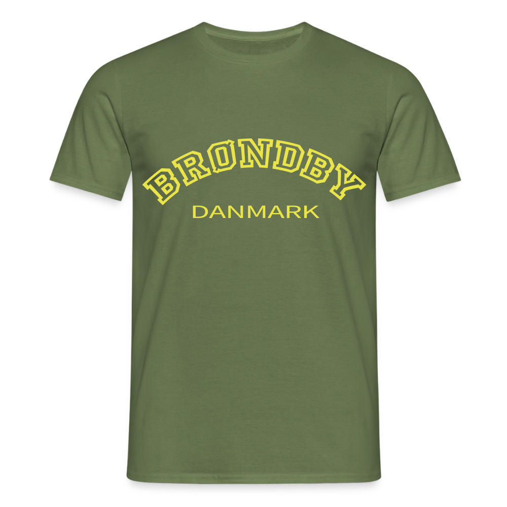 Herre-T-shirt - Brøndby - armygrøn