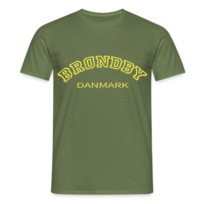 Herre-T-shirt - Brøndby - armygrøn