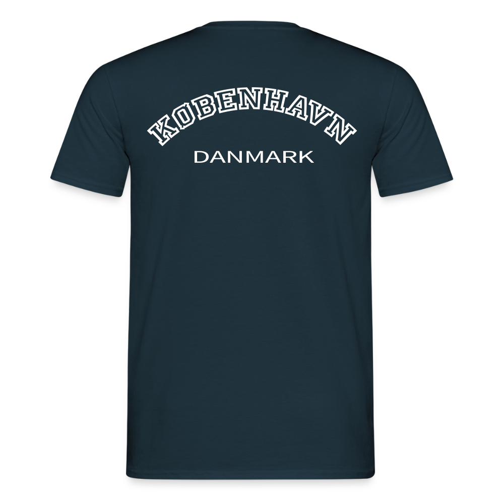 Herre-T-shirt - København - marineblå