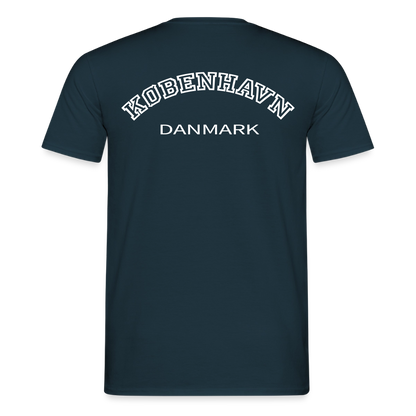 Herre-T-shirt - København - marineblå