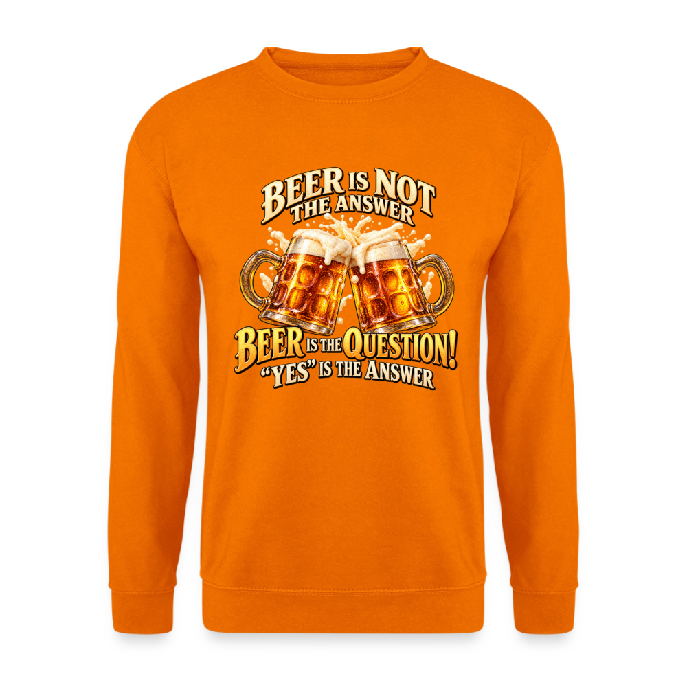 CityShirts - Sweatshirt - Beer - CS024 - orange