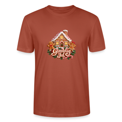 CityShirts - T-shirt - Glædelig Jul – peberkagehygge - CS067 - terrakotta