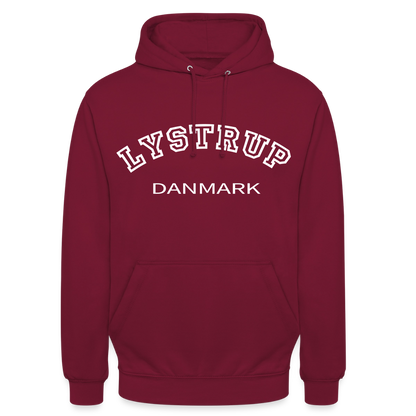 CityShirt - Hoodie - Lystrup - bordeaux