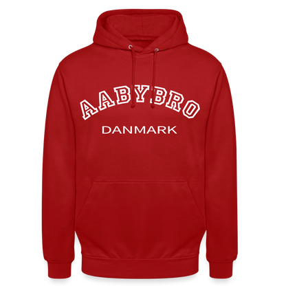 CityShirt - Hoodie - Aabybro - rød