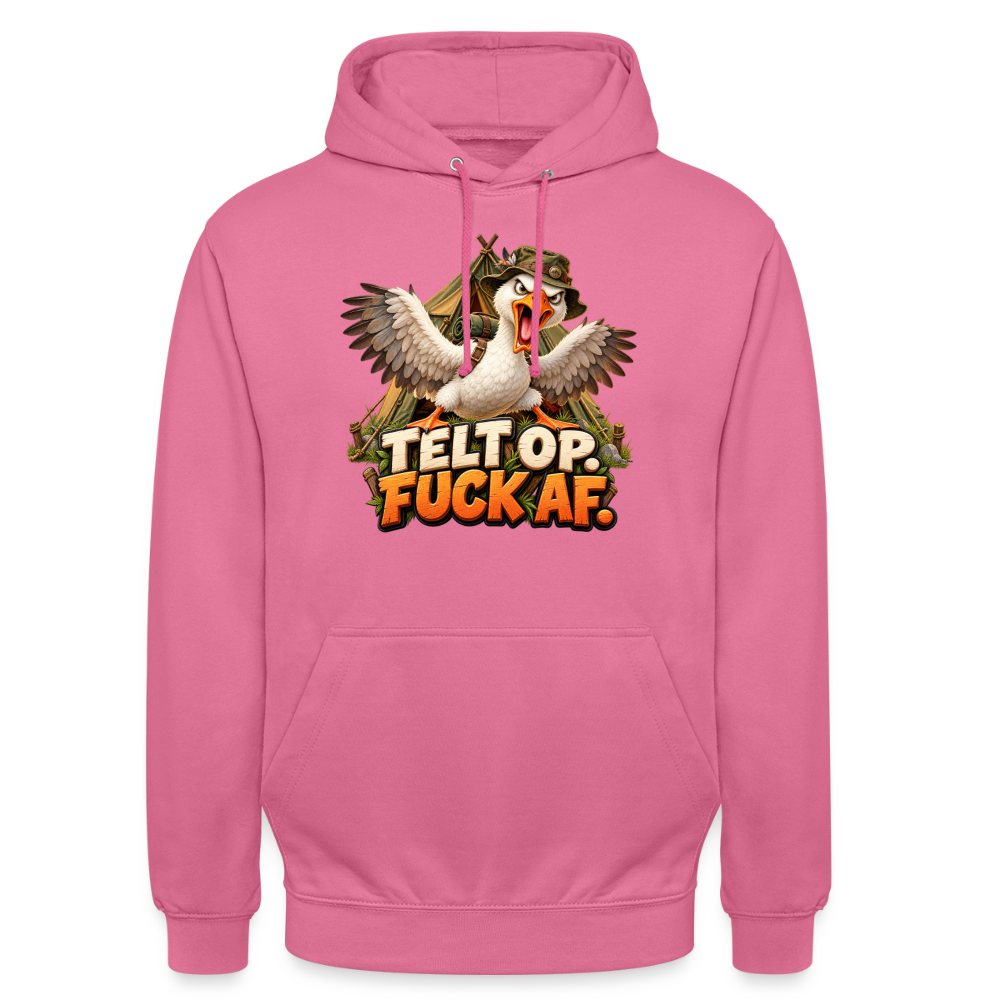 CityShirts - Hoodie - Telt op. Fuck af. - CS037 - pink