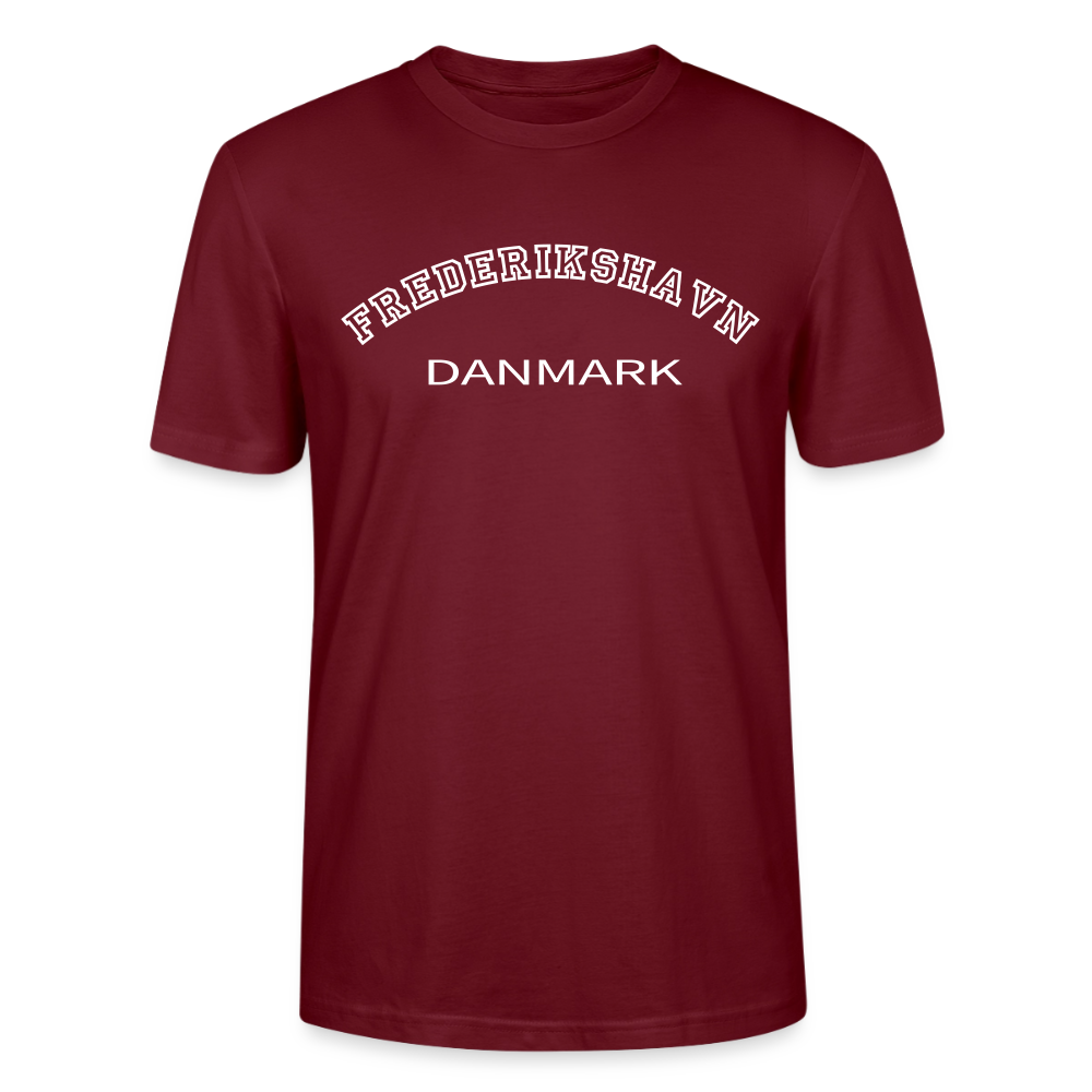 CityShirt - T-shirt - Frederikshavn - burgunder-rød