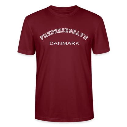 CityShirt - T-shirt - Frederikshavn - burgunder-rød