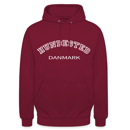 CityShirt - Hoodie - Hundested - bordeaux
