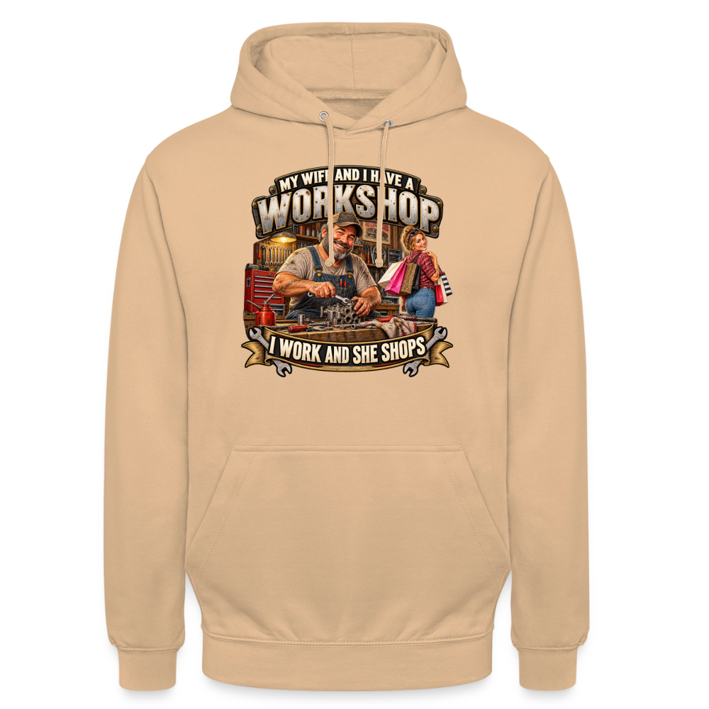 CityShirts - Hoodie - Workshop – I work and she shops - CS021 - fersken