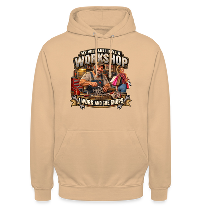 CityShirts - Hoodie - Workshop – I work and she shops - CS021 - fersken