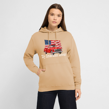 CityShirts - Hoodie - US Car - fersken