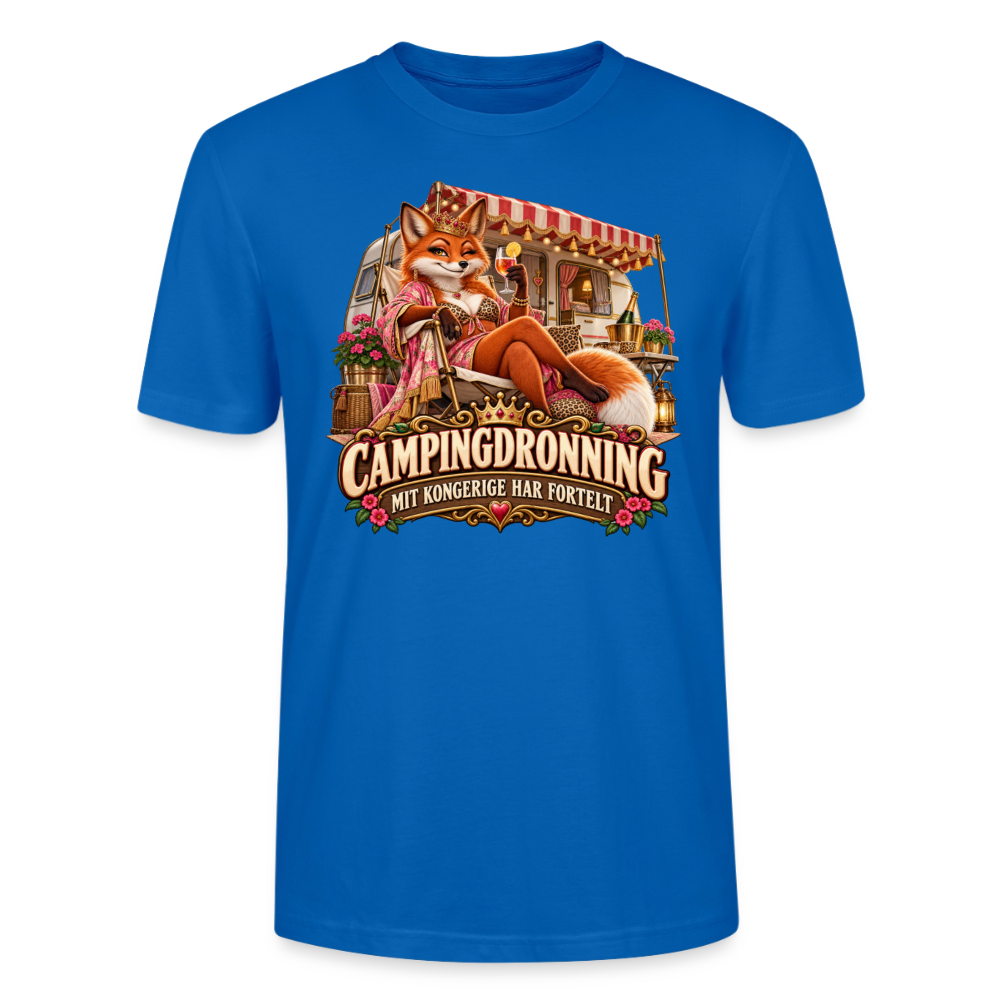 CityShirts - T-shirt - Campingdronning – Mit kongerige har fortelt - CS042 - påfugleblå