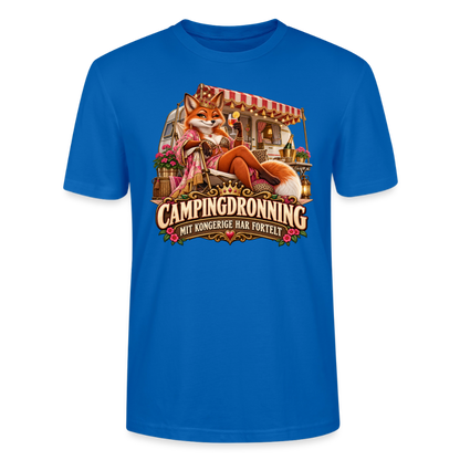CityShirts - T-shirt - Campingdronning – Mit kongerige har fortelt - CS042 - påfugleblå