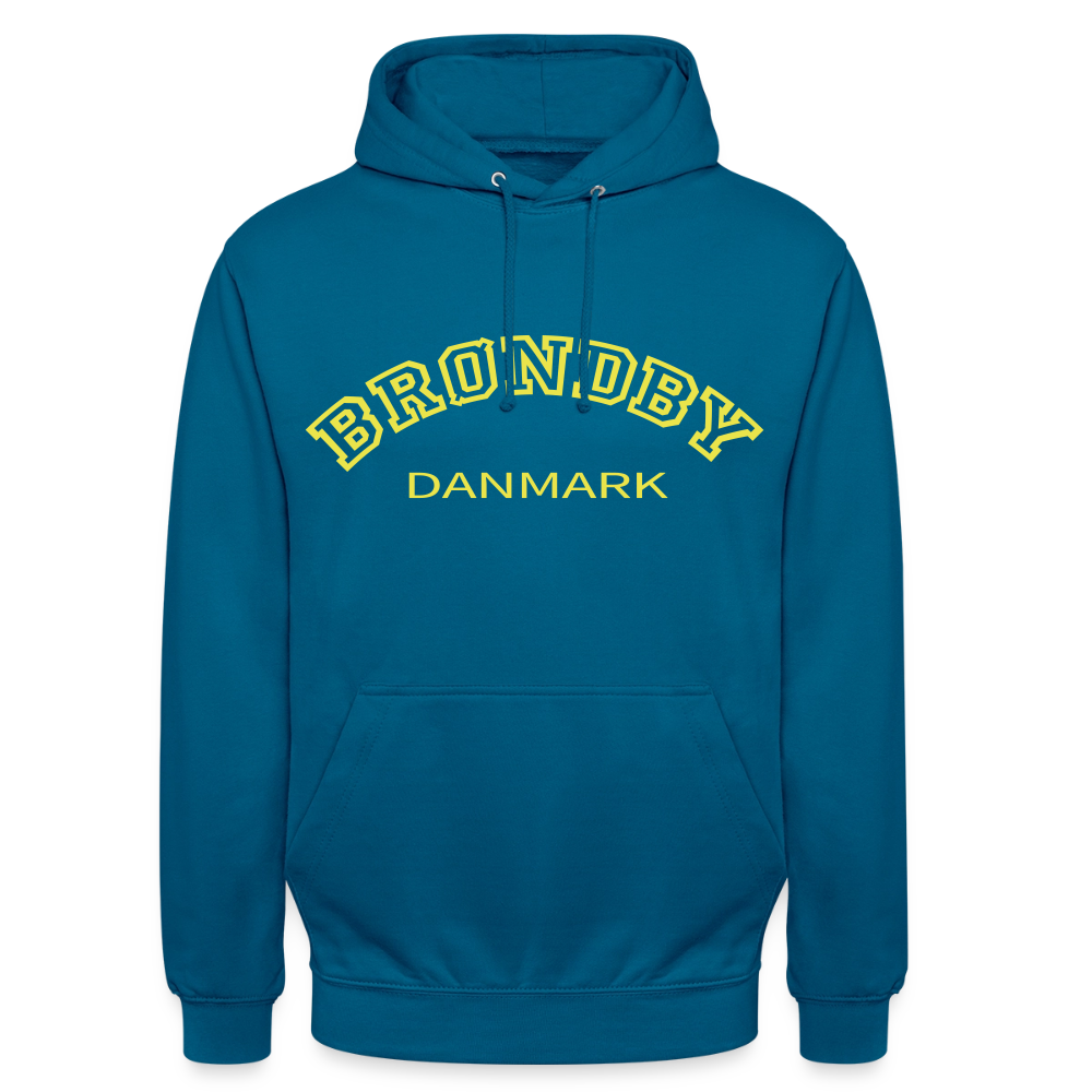 Hættetrøje unisex - Brøndby - dybt havblå 