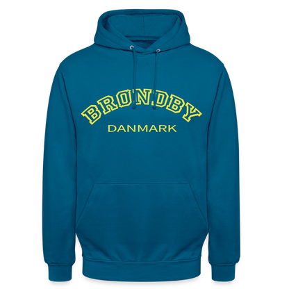 Hættetrøje unisex - Brøndby - dybt havblå 