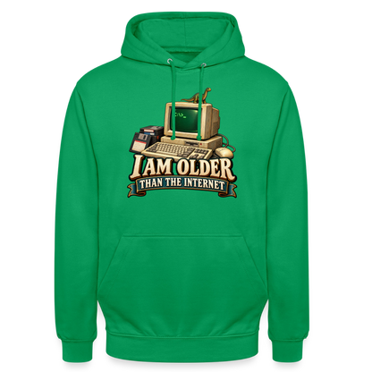 CityShirts - Hoodie - I am older than the internet - CS022 - kelly grøn