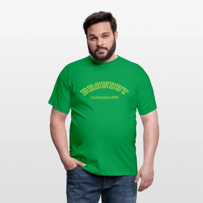 Herre-T-shirt - Brøndby - kelly grøn
