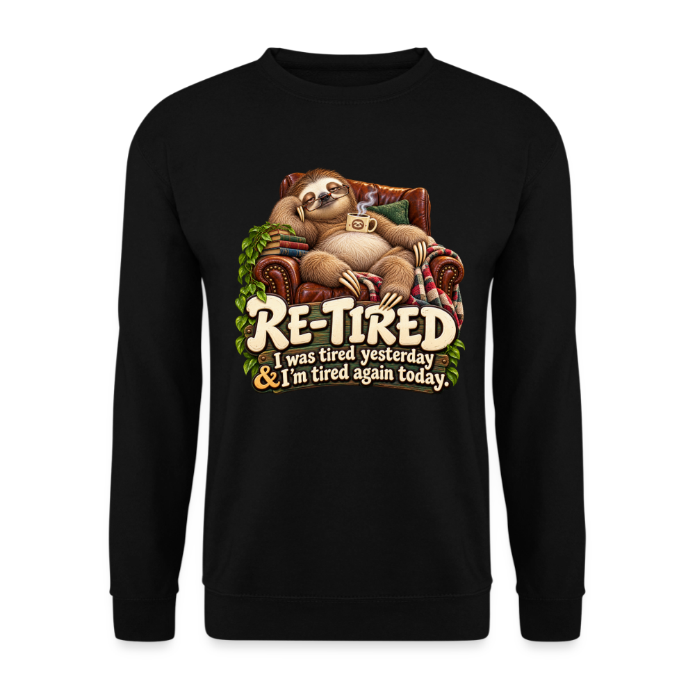 CityShirts - Sweatshirt - Re-tired – Tired again today - CS009 - sort