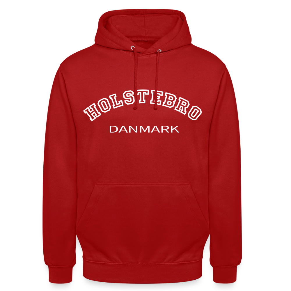 CityShirt - Hoodie - Holstebro - rød