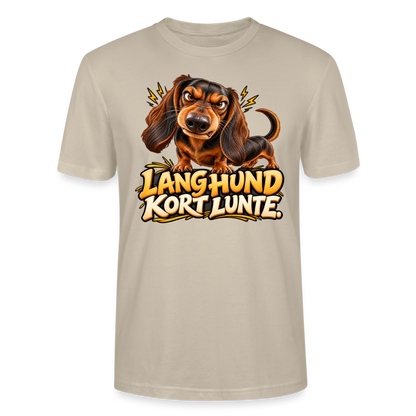 CityShirts - T-shirt - Lang Hund – Kort Lunte - CS026 - beige