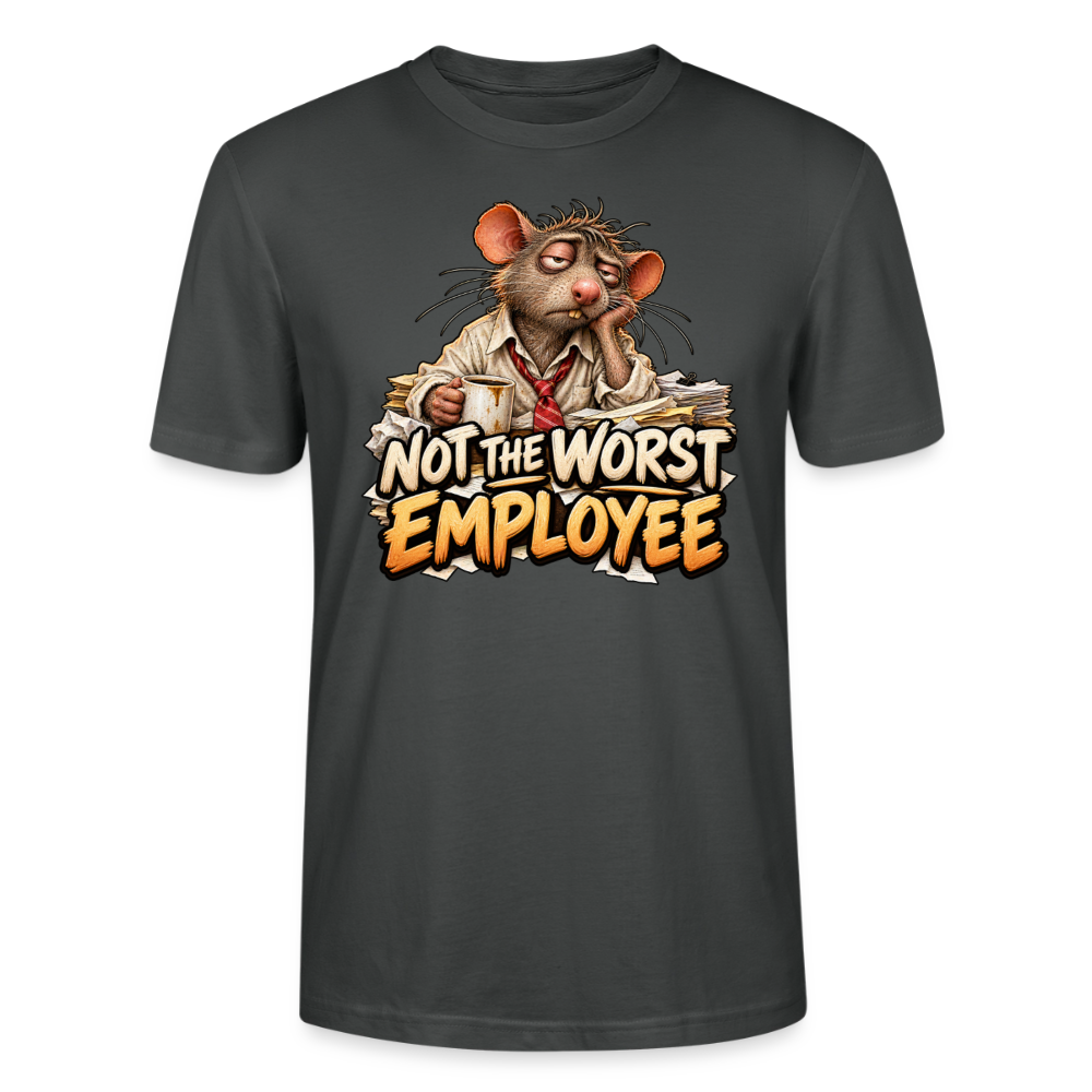 CityShirts - T-shirt - Not the worst employee - CS020 - charcoal