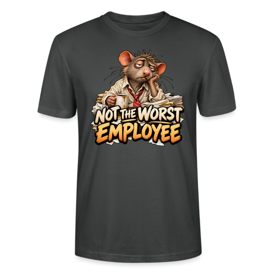 CityShirts - T-shirt - Not the worst employee - CS020 - charcoal