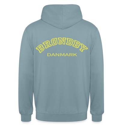 Hættetrøje unisex - Brøndby - gråblå