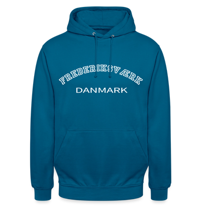 CityShirt - Hoodie - Frederiksværk - dybt havblå 