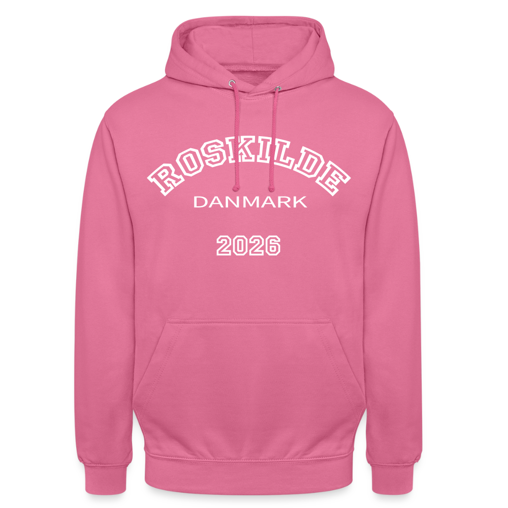 Hættetrøje unisex - Roskilde 2026 - pink