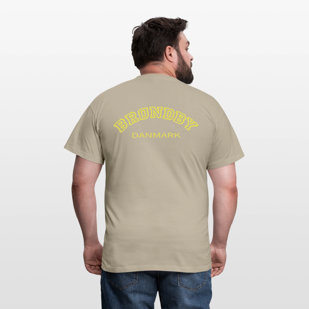 Herre-T-shirt - Brøndby - sandbeige
