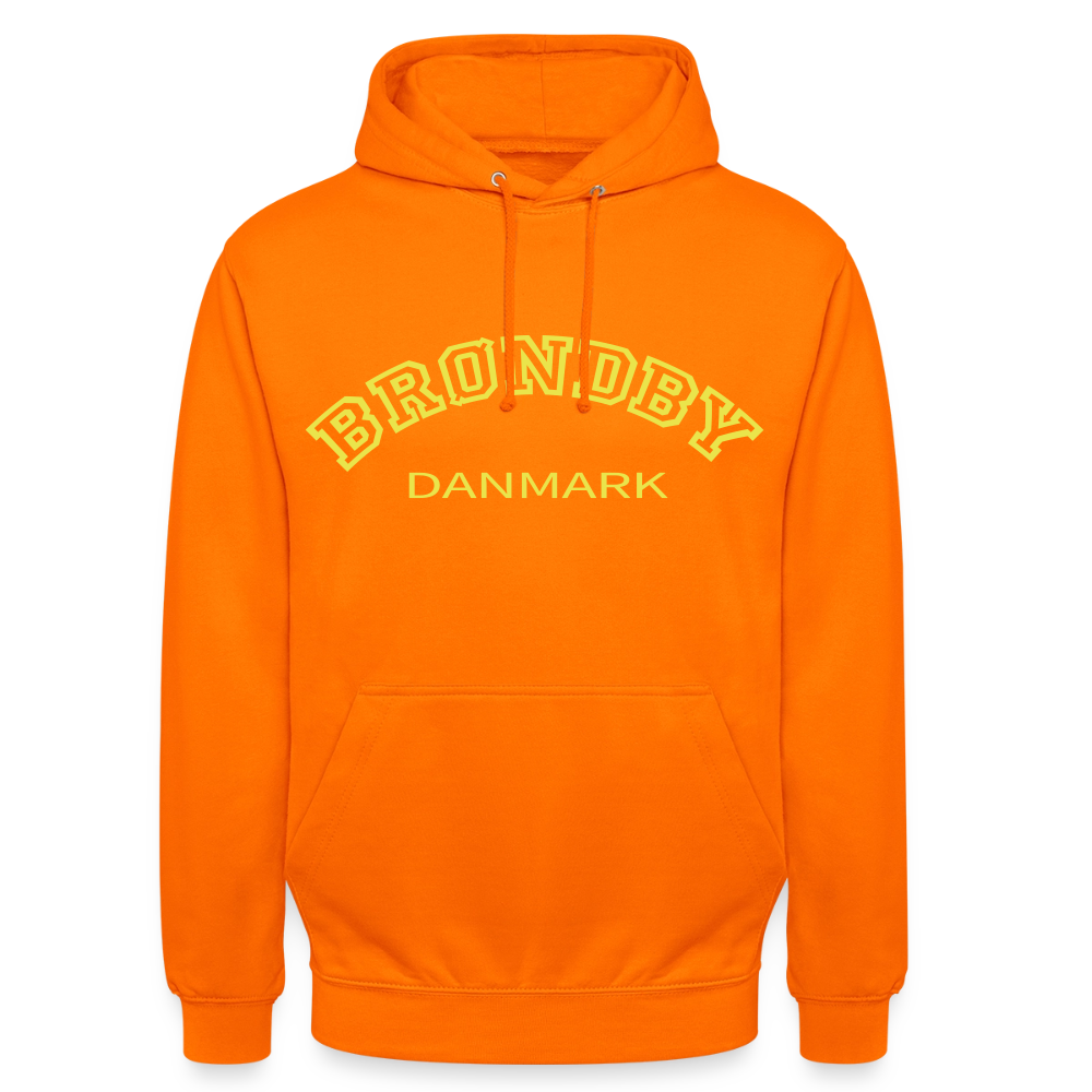 Hættetrøje unisex - Brøndby - orange