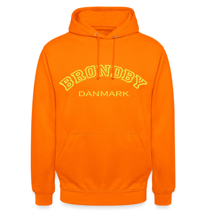Hættetrøje unisex - Brøndby - orange