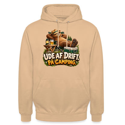 CityShirts - Hoodie - Ude af drift. På camping. - CS035 - fersken