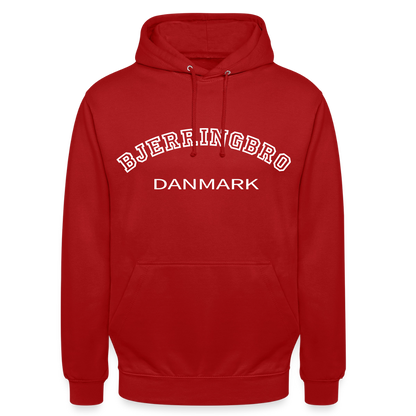 CityShirt - Hoodie - Bjerringbro - rød
