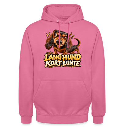 CityShirts - Hoodie - Lang Hund – Kort Lunte - CS026 - pink