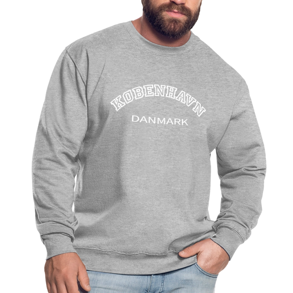 sweatshirt unisex - København - hvidgrå meleret