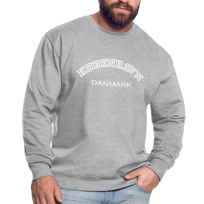 sweatshirt unisex - København - hvidgrå meleret