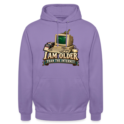 CityShirts - Hoodie - I am older than the internet - CS022 - lavendel